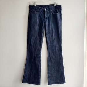 Seven7 all of Men Kind Dark Wash Pocket A Ladies Jeans Size 29 Y2K